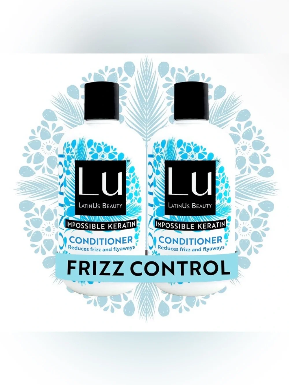 Lu by LatinUs Beauty Control Collection Conditioner 12 fl oz 2-pack NEW